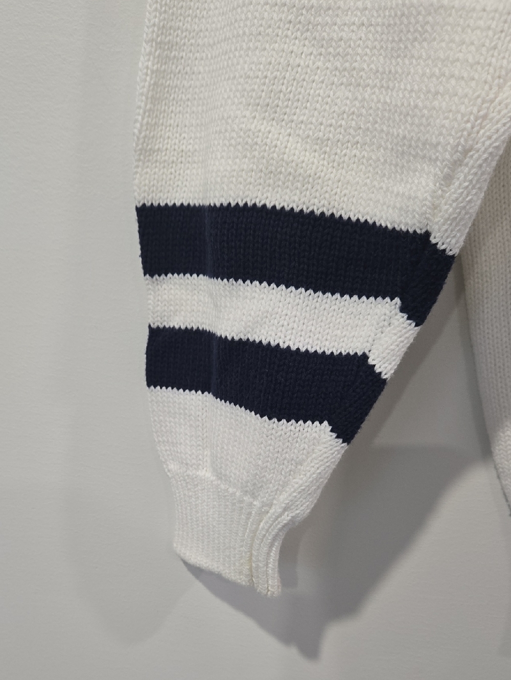 Vintage/Retro 80's Nautical Anchor Knit Cotton  Sequined And EmbroideredSweater - Picture 8 of 9